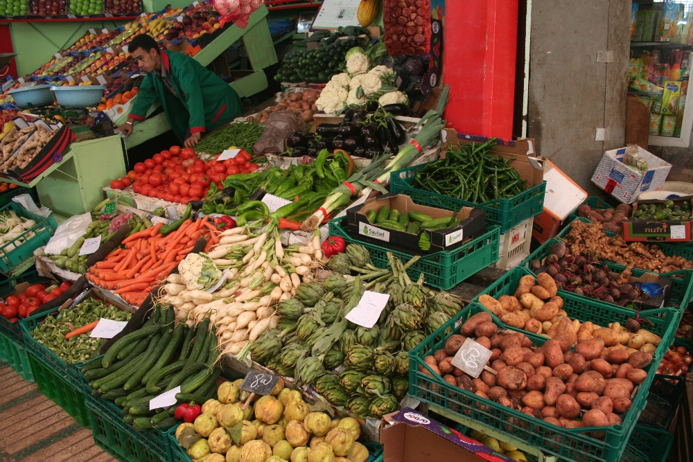 Marokko: Markthalle in Rabat