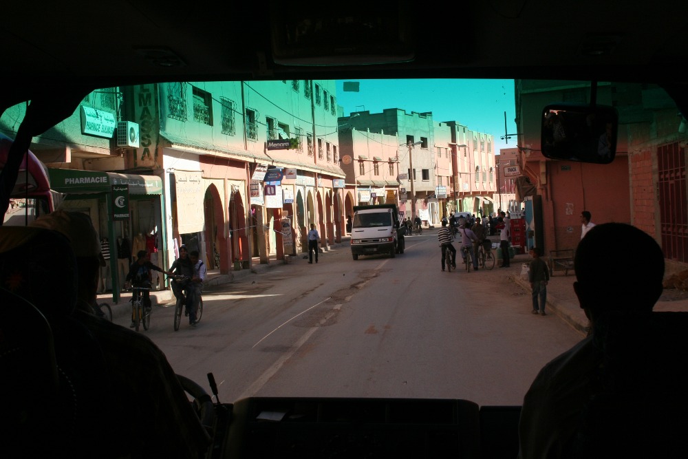 Marokko: Hauptstraße in Rissani