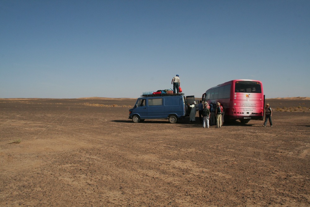Marokko: Der Bus hat Pause