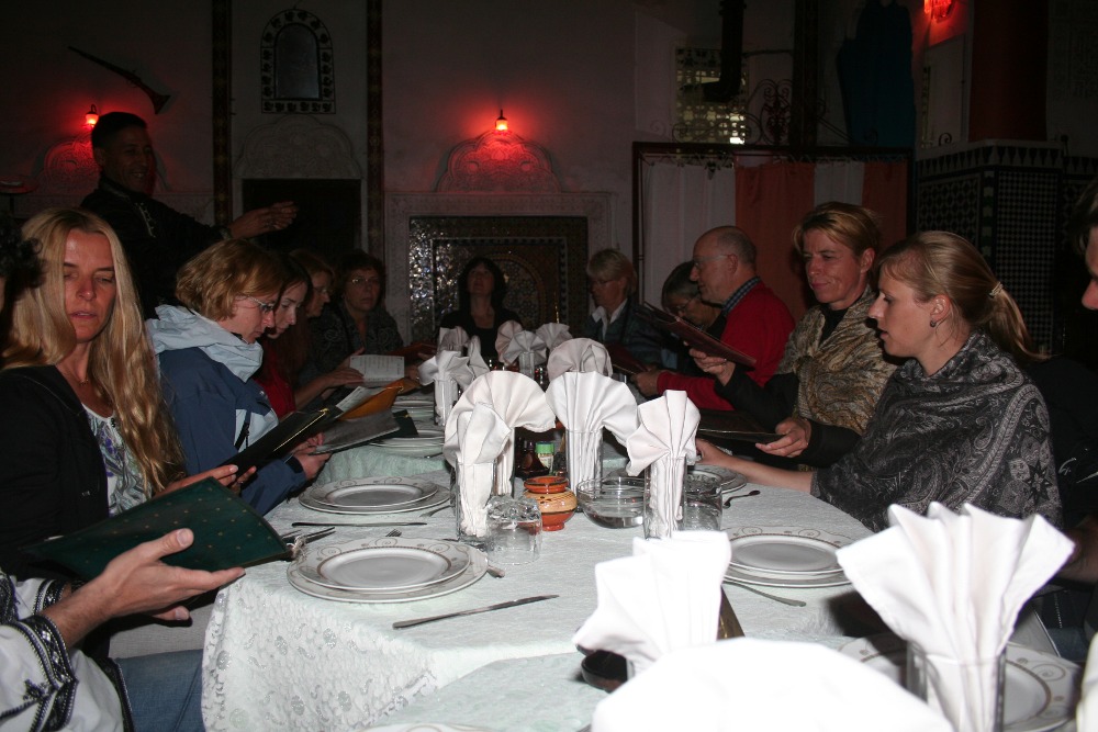 Marokko: Abschiedsessen in Marrakesch