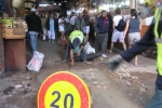 Marokko: Baustelle im Souk - wichtig: das Tempolimit!