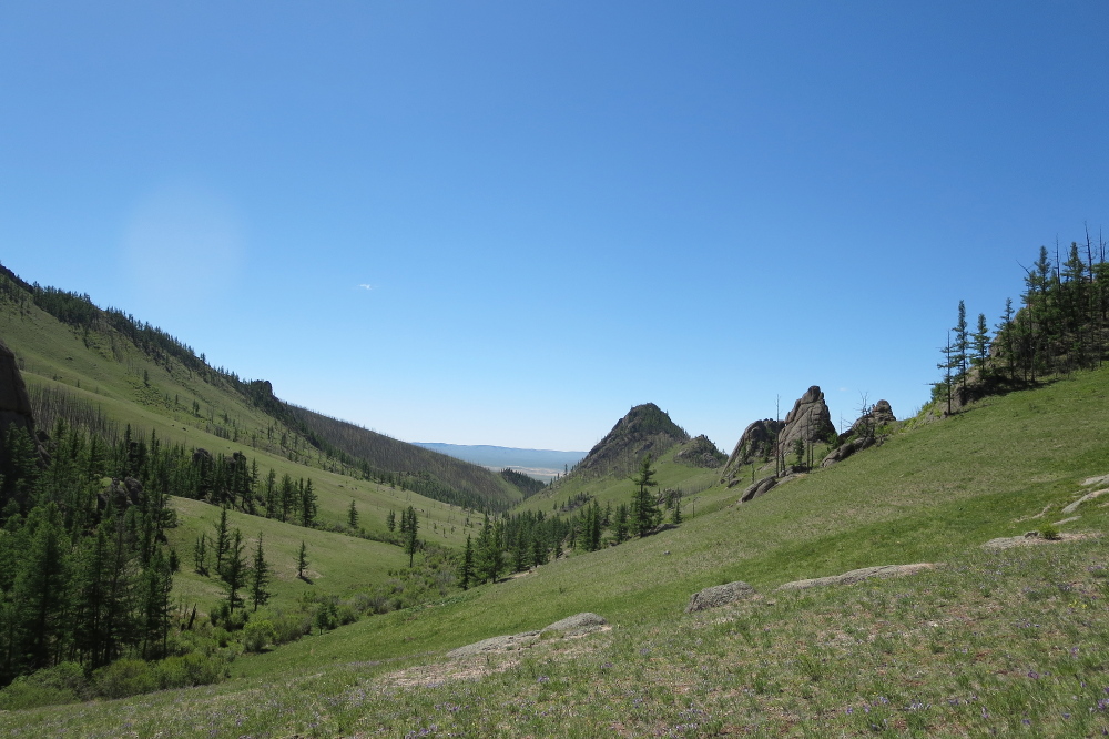 Mongolei: Weiter Blick ins Kenteigebirge
