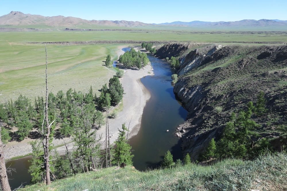 Mongolei: Über dem Orkhon