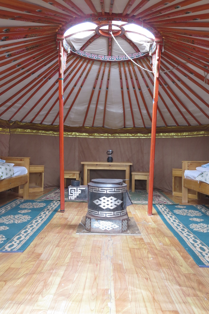 Mongolei: Stilvolle Inneneinrichtung