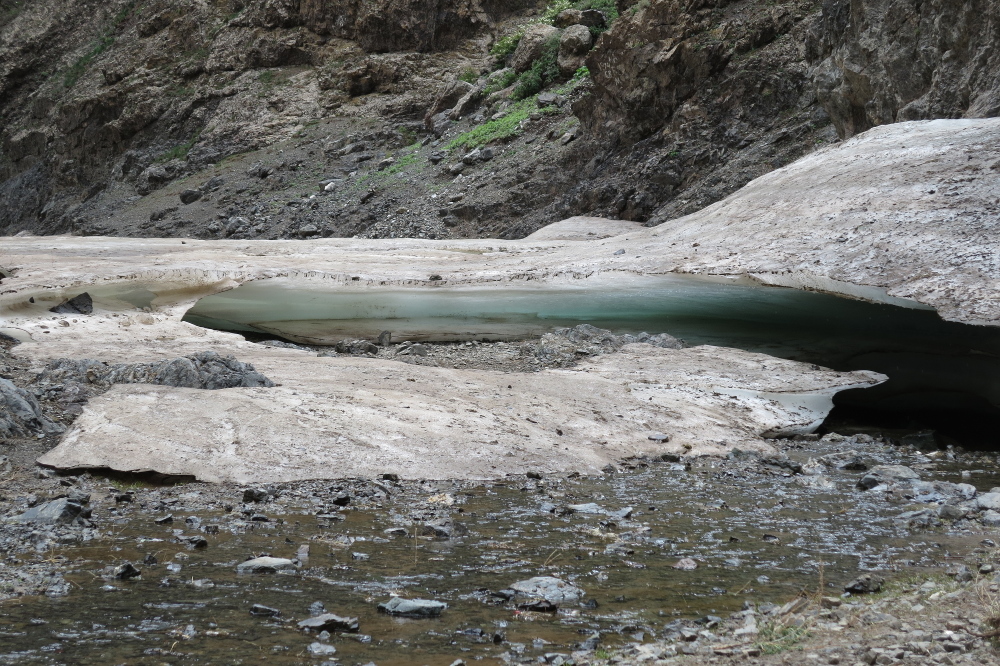 Mongolei: Beginn der Eisschicht