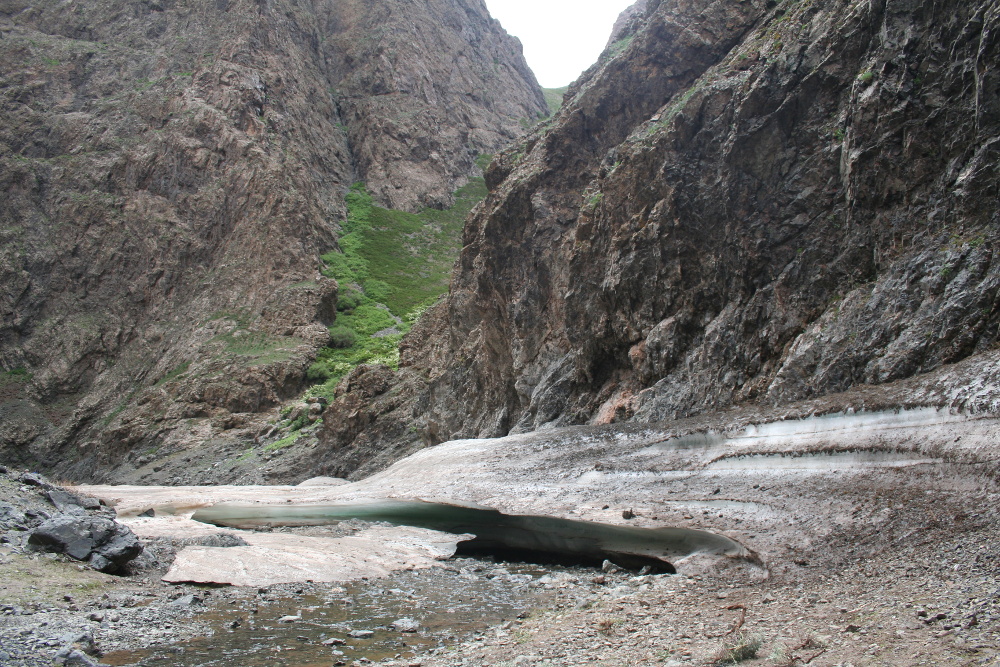 Mongolei: Beginn der Eisschicht