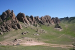 Mongolei: Unsere Gruppe während der Wanderung