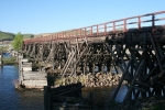 Mongolei: Alte Straßenbrücke