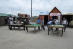 Mongolei: Freiluft-Billard in Kharkhorin