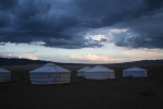 Mongolei: Dramatische Wolkenformation