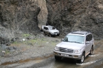 Mongolei: Enge 'Straße' ins Altai-Gebirge