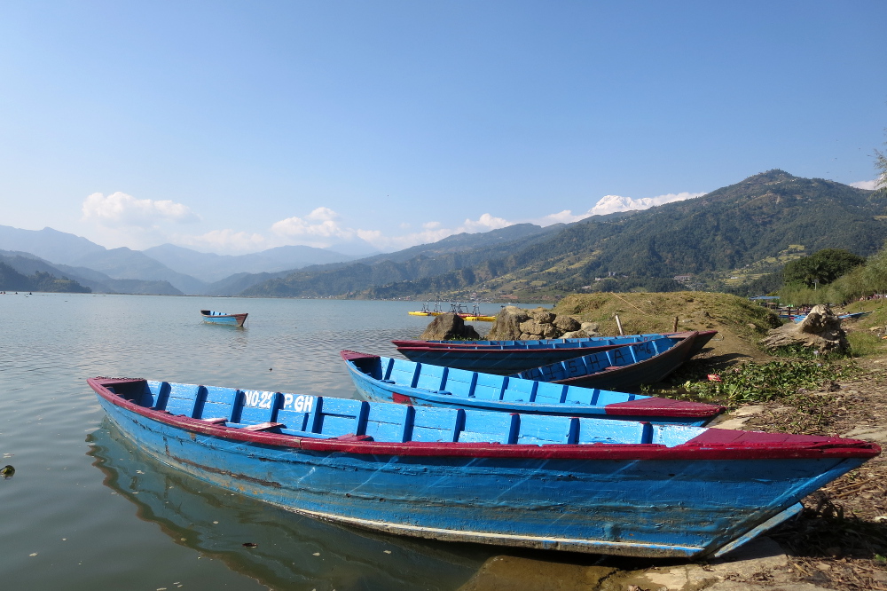 Nepal - Phewa-See in Pokhara