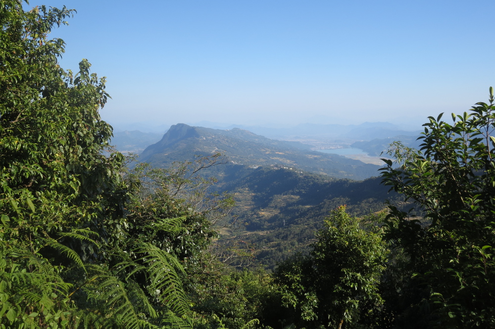 Nepal - Blick Richtung Phewa-See und Pokhara