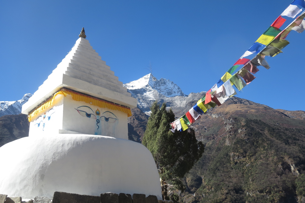 Nepal - Stupa bei Samshing