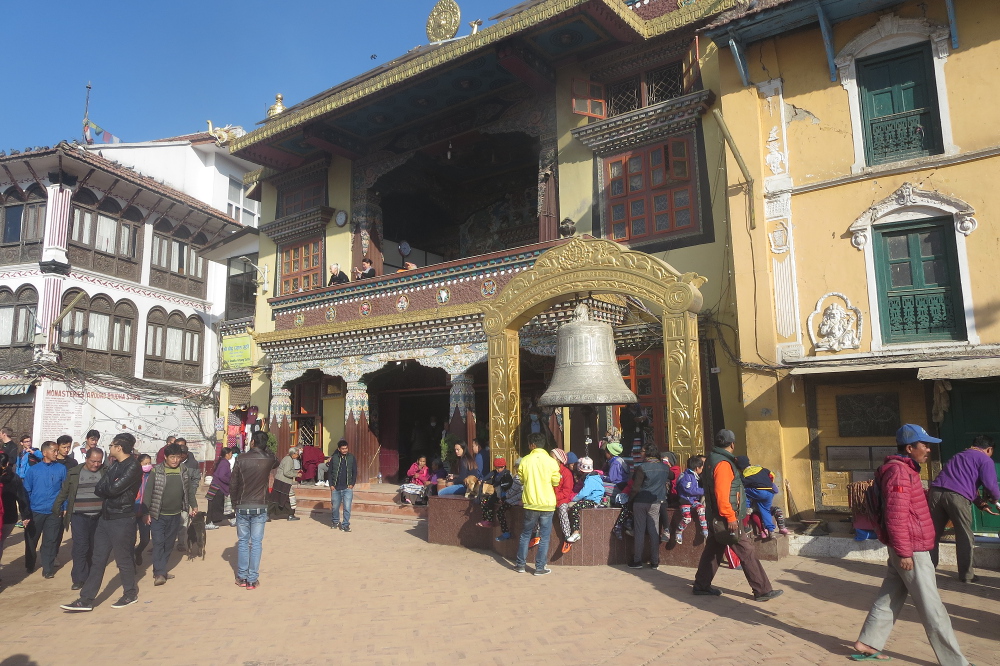 Nepal - An der Bodnath-Stupa
