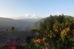 Nepal - Blick aufs Annapurna-Massiv von der Hananoie-Lodge