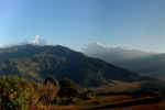 Nepal - Panoramablick von der Hananoie-Lodge