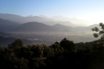 Nepal - Blick auf Pokhara, im Hintergrund der Manaslu (8163m)