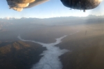 Nepal - Frühnebel auf dem Flug von Kathmandu nach Lukla