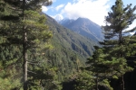 Nepal - Blick zurück in Richtung Phakding