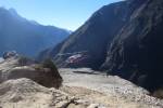 Nepal - Helipad von Namche Bazar