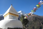 Nepal - Stupa bei Samshing