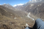 Nepal - Rast mit Blick auf den Cho Oyu (8201m)
