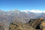 Nepal - Panorama von Gipfel des Sherpa-Peak (4578m)