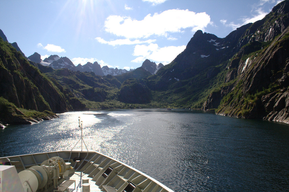 Nordkap, Hurtigruten und Lofoten: Trollfjord
