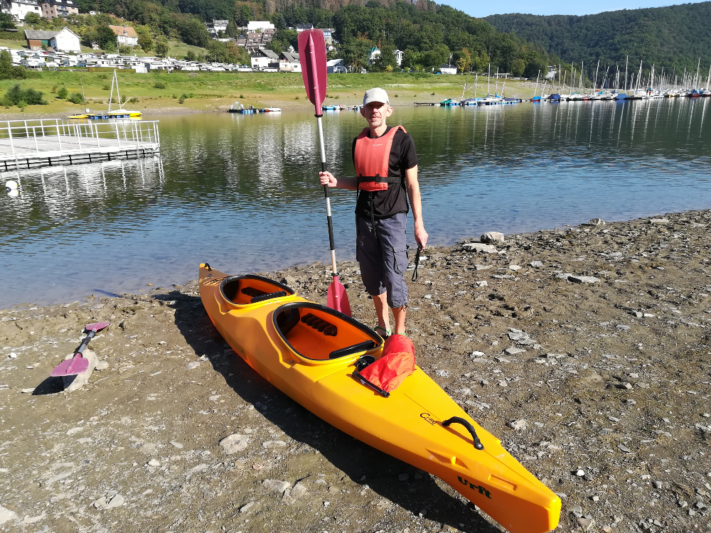 Paddeln auf der Rurtalsperre
