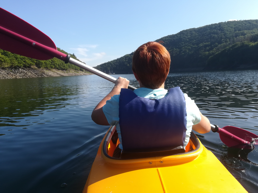 Paddeln auf der Rurtalsperre