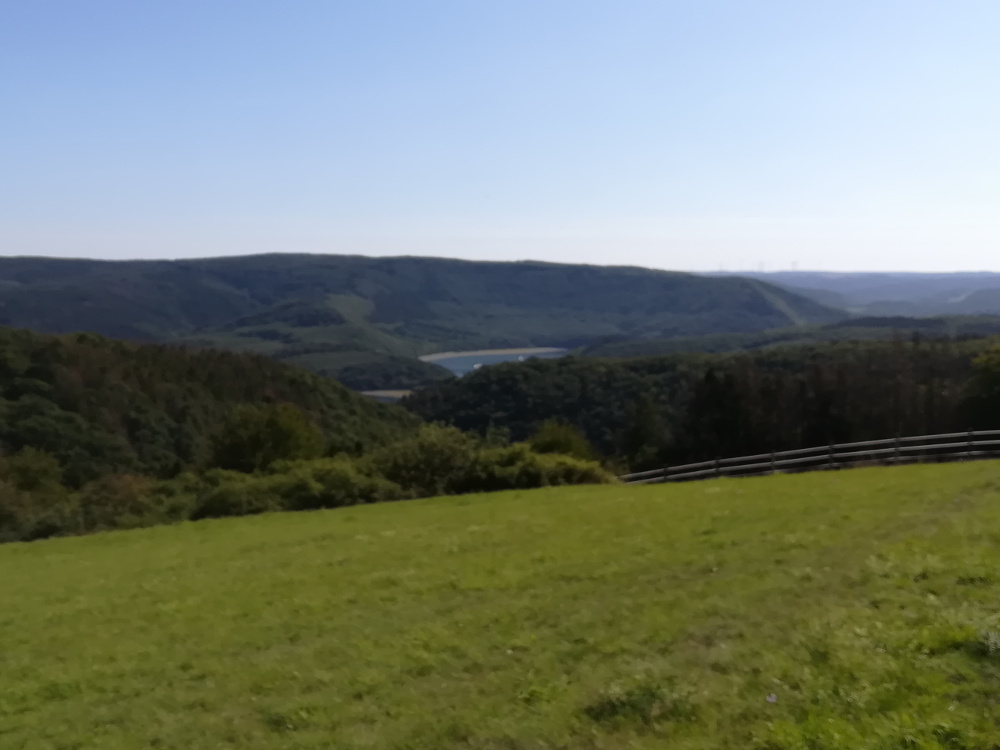 Rurtalsperre von oben
