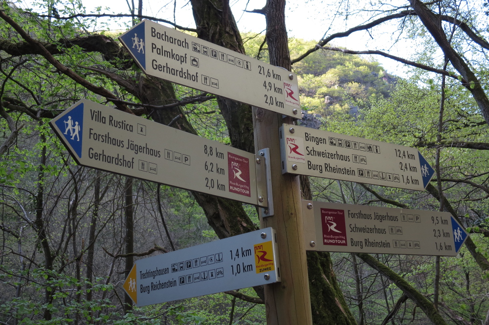 Rheinburgenweg #4 - Schilderwald