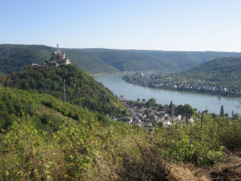 Rheinsteig #8 - Blick auf die Marksburg