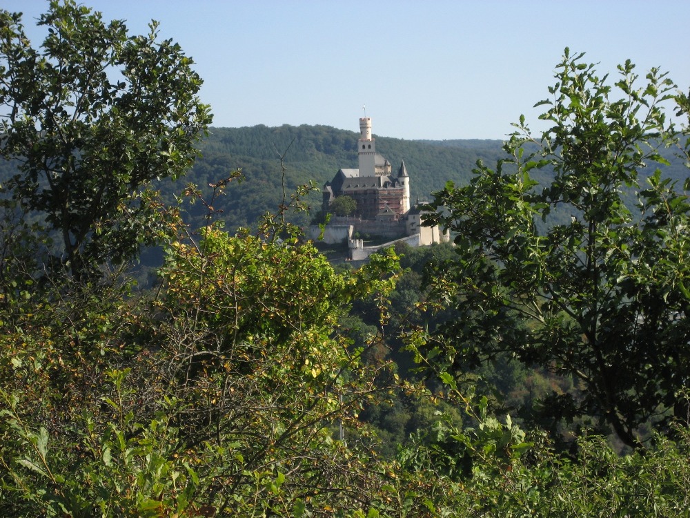 Rheinsteig #8 - Blick auf die Marksburg