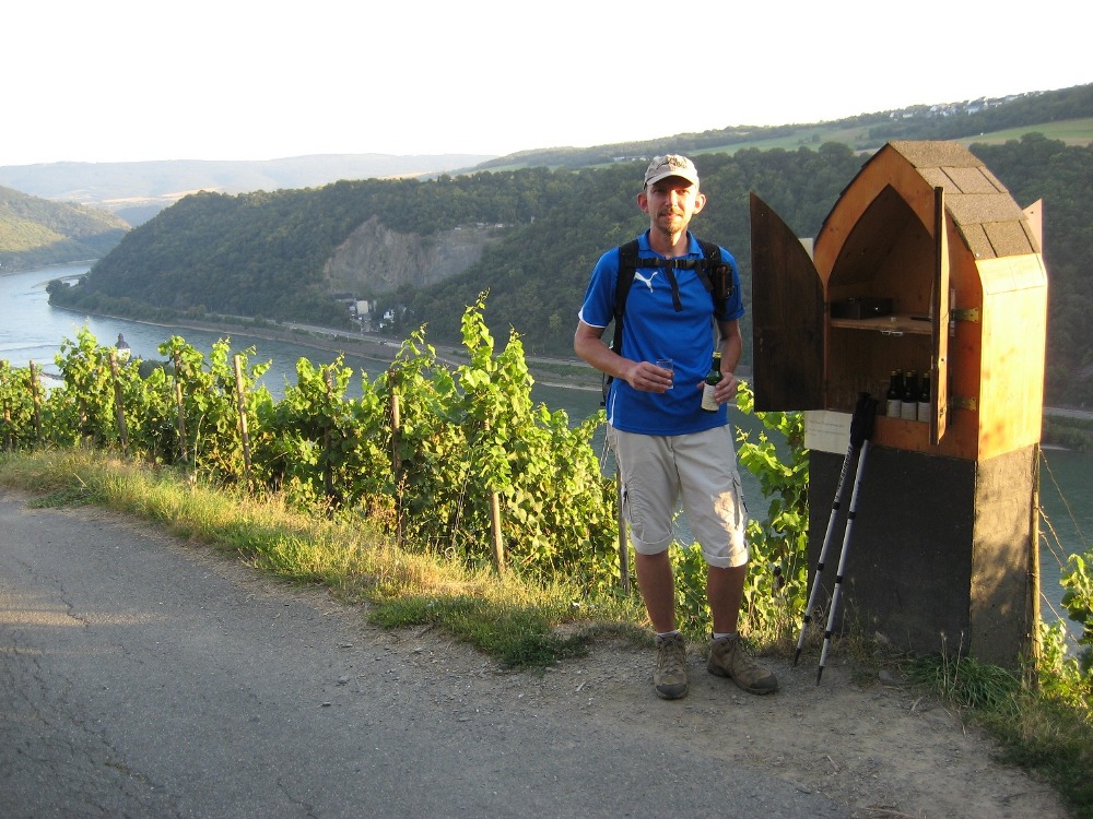 Rheinsteig #11 - Selbstbedienungs-Weinstand