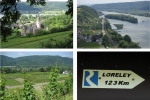 Rheinsteig #4 - Schloss Arenfels, Blick vom Rheinbrohler Ley und Weinberge bei Hubertusburg