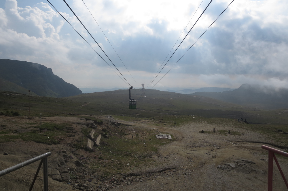 Karpaten - Bergstation der Seilbahn