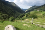 Karpaten - Blick von der Pension in Magura