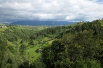 Karpaten - Magura, Balkonblick auf das Bucegi-Gebirge