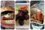 Strömmingsburgare, Köttbullar, Tunnbrödsrull
