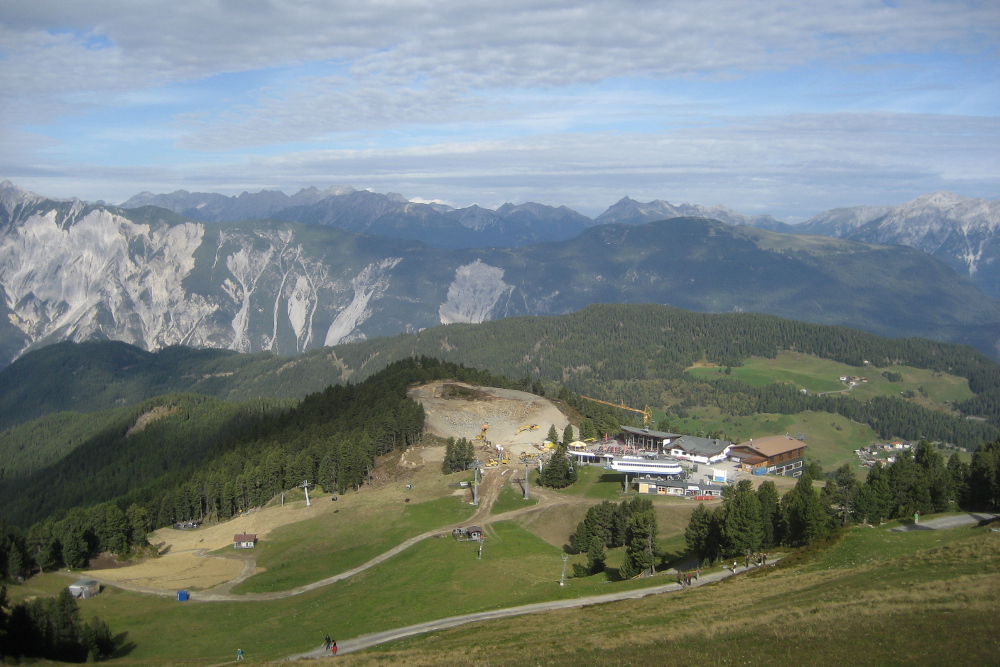 Blick vom Startplatz