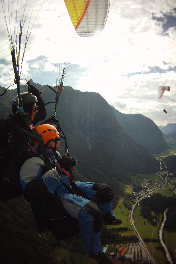 Tandemflug über dem Ötztal