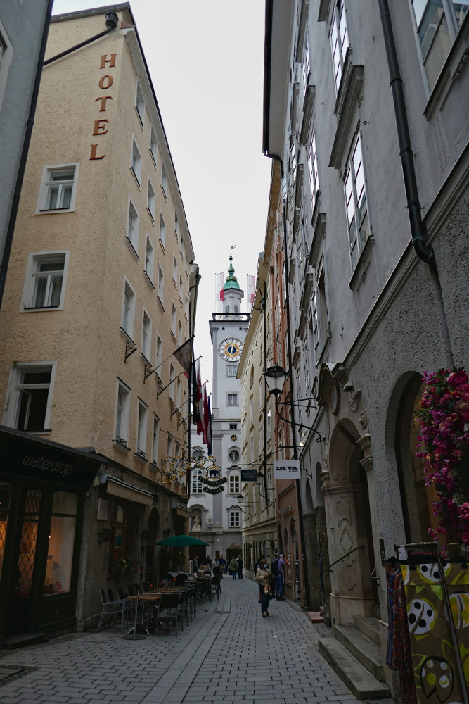 Stadtbesichtigung Salzburg -  Getreidegasse