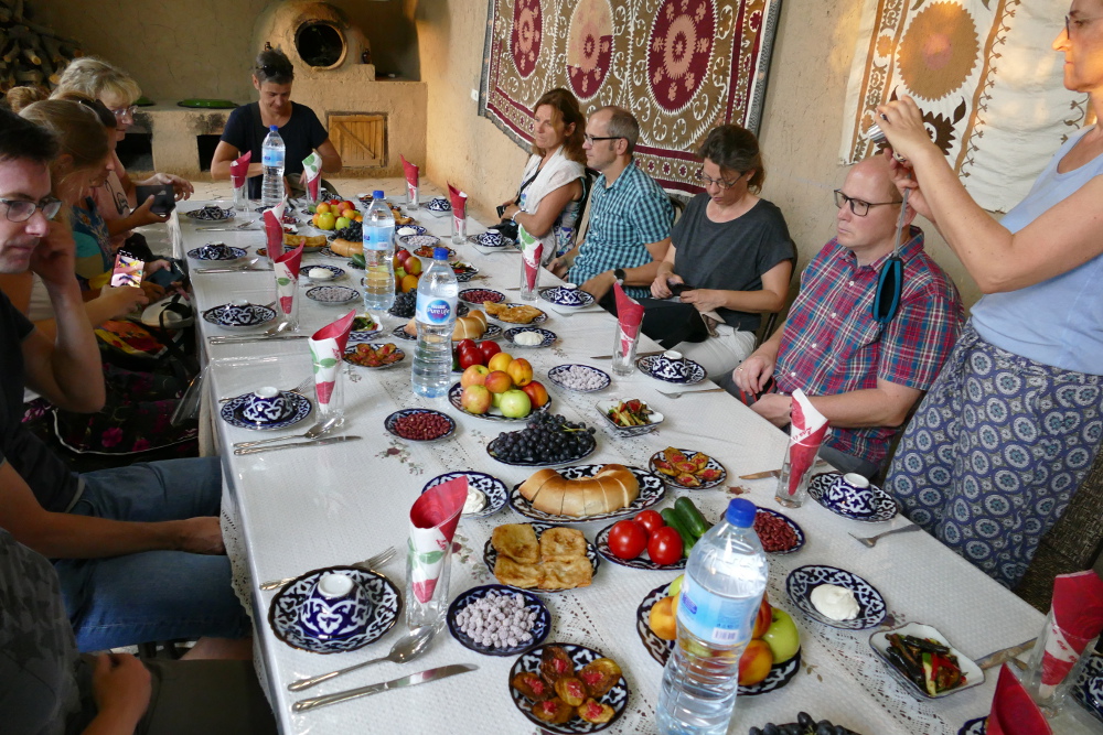 Usbekistan - Abendessen in Samarkand