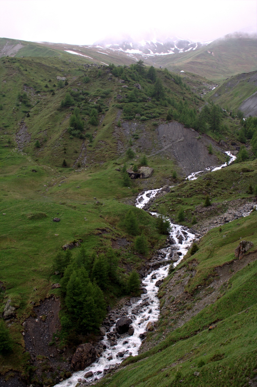 Via Engiadina - viel Schmelzwasser