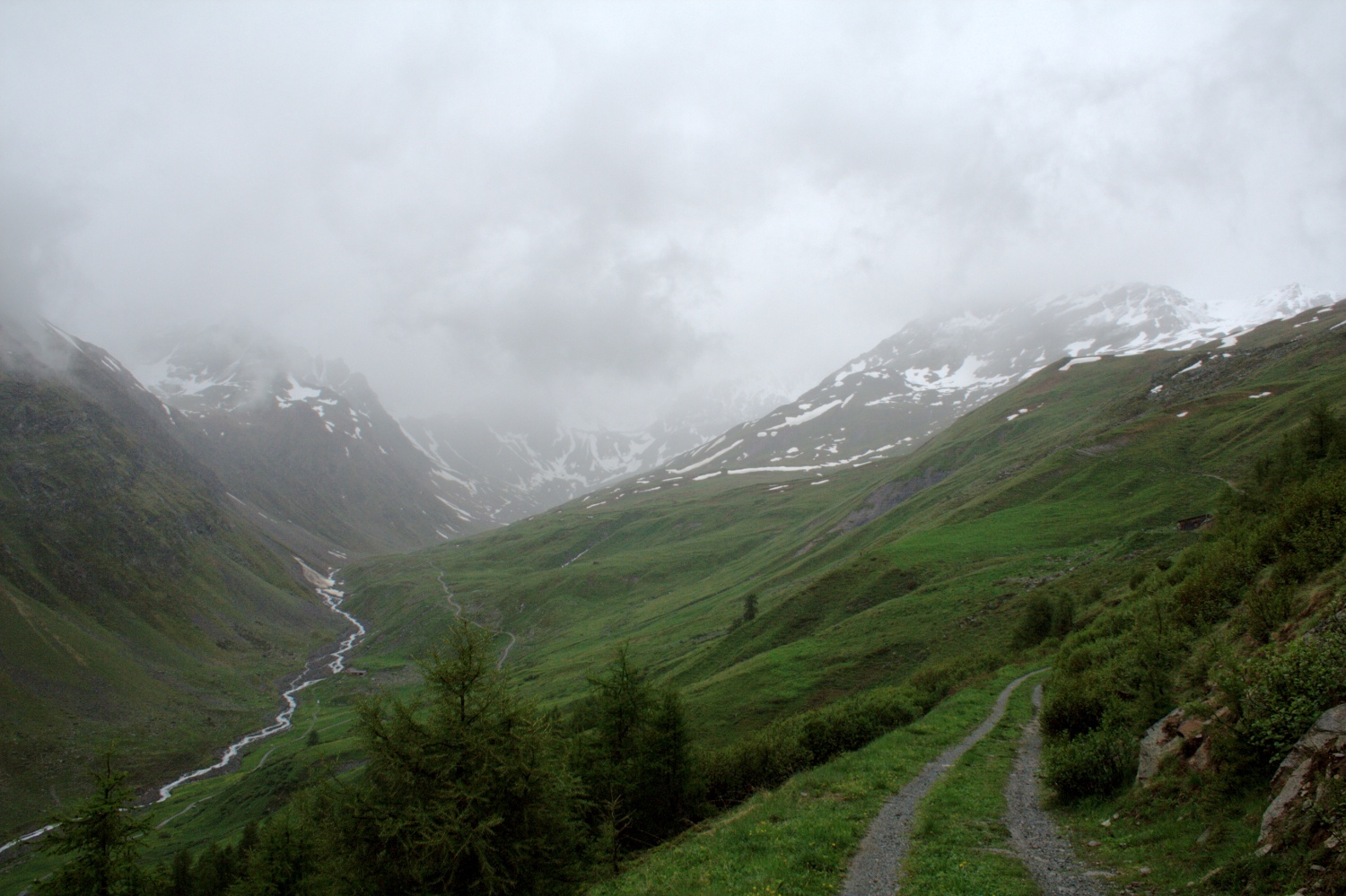 Via Engiadina - Piz Buin verhüllt