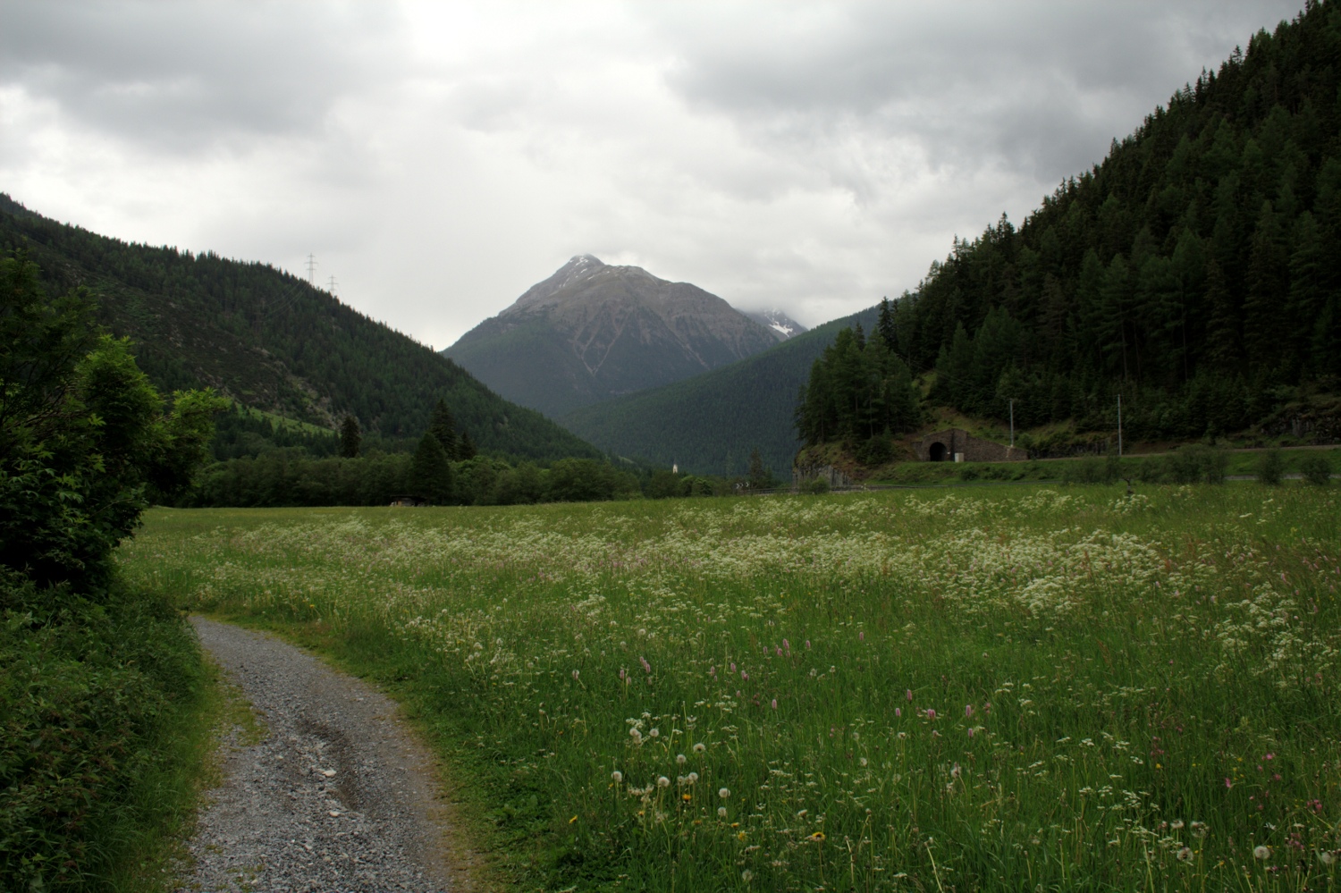 Via Engiadina - kurz vor Zernez
