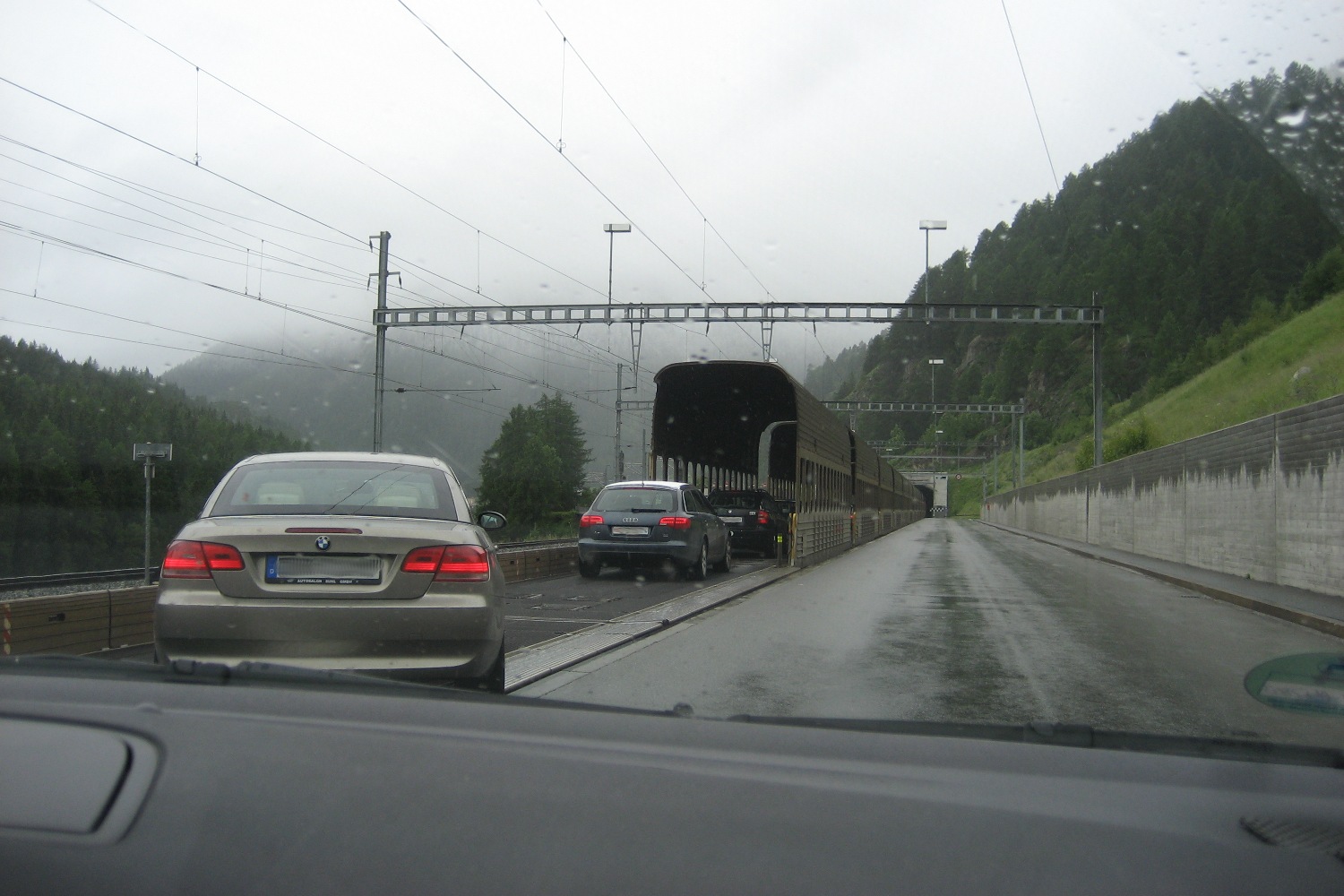 Autoverladung Vereina-Tunnel