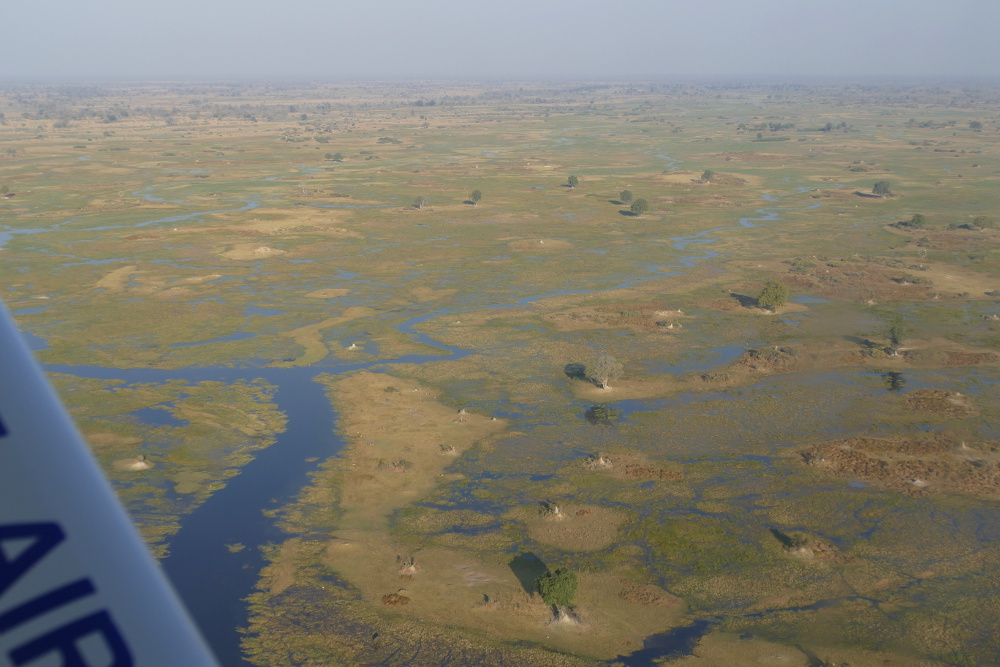 Botswana - Das Okavangodelta aus der Vogelperspektive